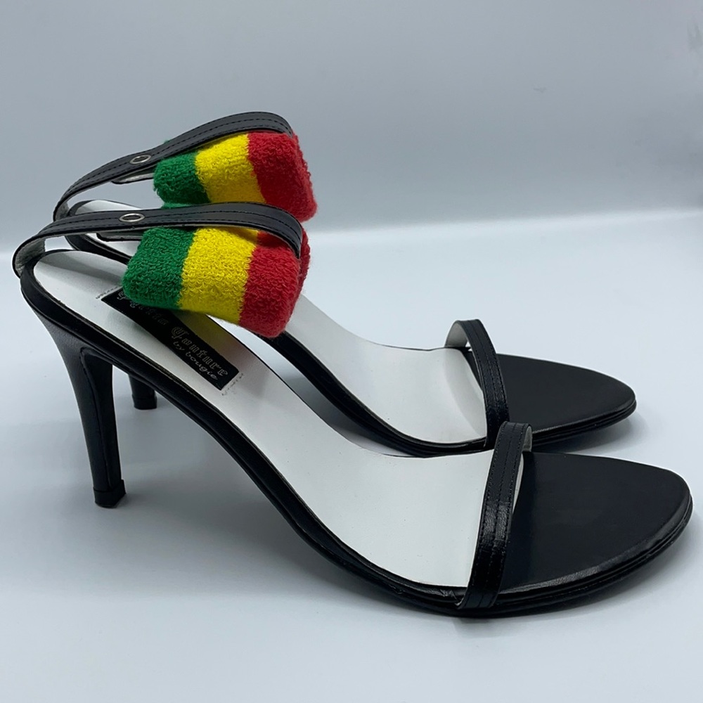 Ghetto Couture Rasta Heels